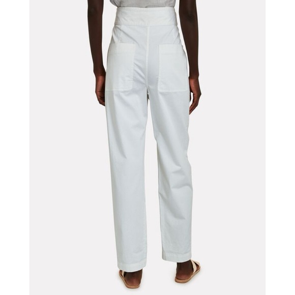 Nili Lotan Dallas Straight Leg cotton twill pant white - Picture 15 of 16